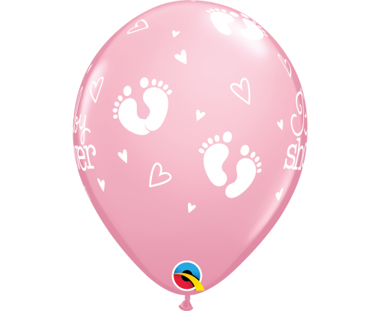 Μπαλόνια Λάτεξ 11" Baby Shower Pink 25τεμ