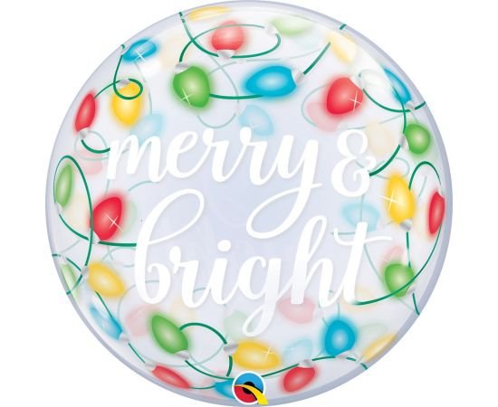 Bubble μονό 22" Merry & Bright Lights