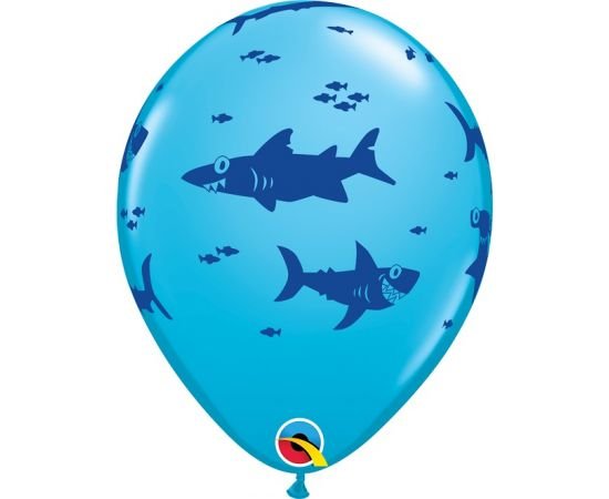 Μπαλόνια Λάτεξ 11" Fun Shark Assortment / 25 τεμ