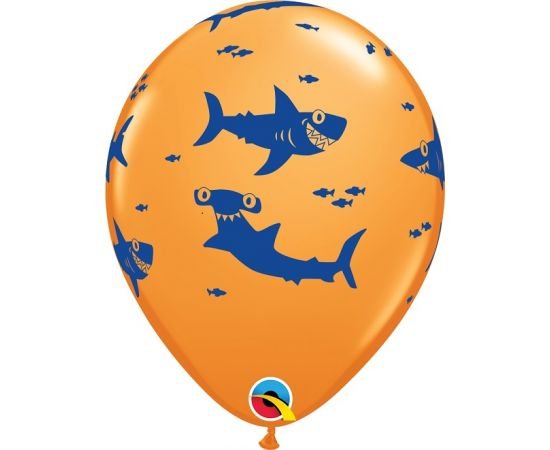 Μπαλόνια Λάτεξ 11" Fun Shark Assortment / 25 τεμ