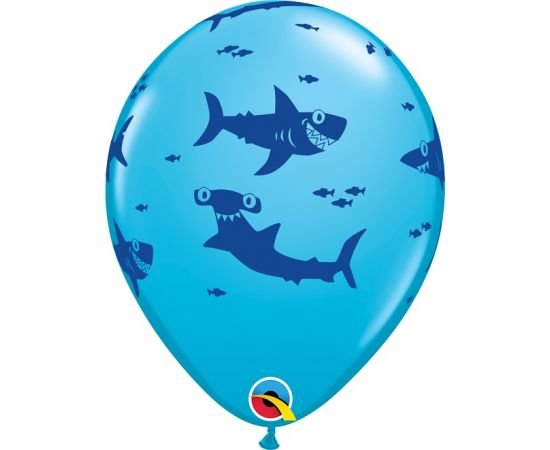 Μπαλόνια Λάτεξ 11" Fun Shark Assortment / 25 τεμ