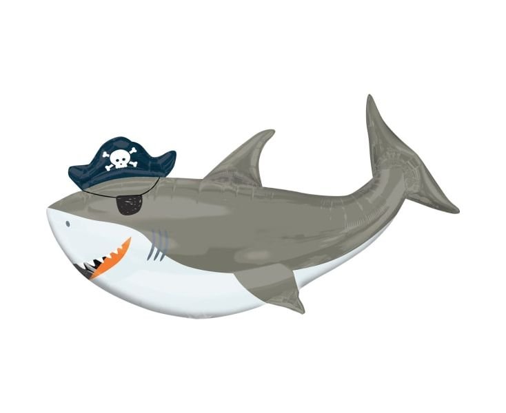 Μπαλόνι Φοιλ Σχήμα Ahoy Birthday Shark - Καρχαρίας