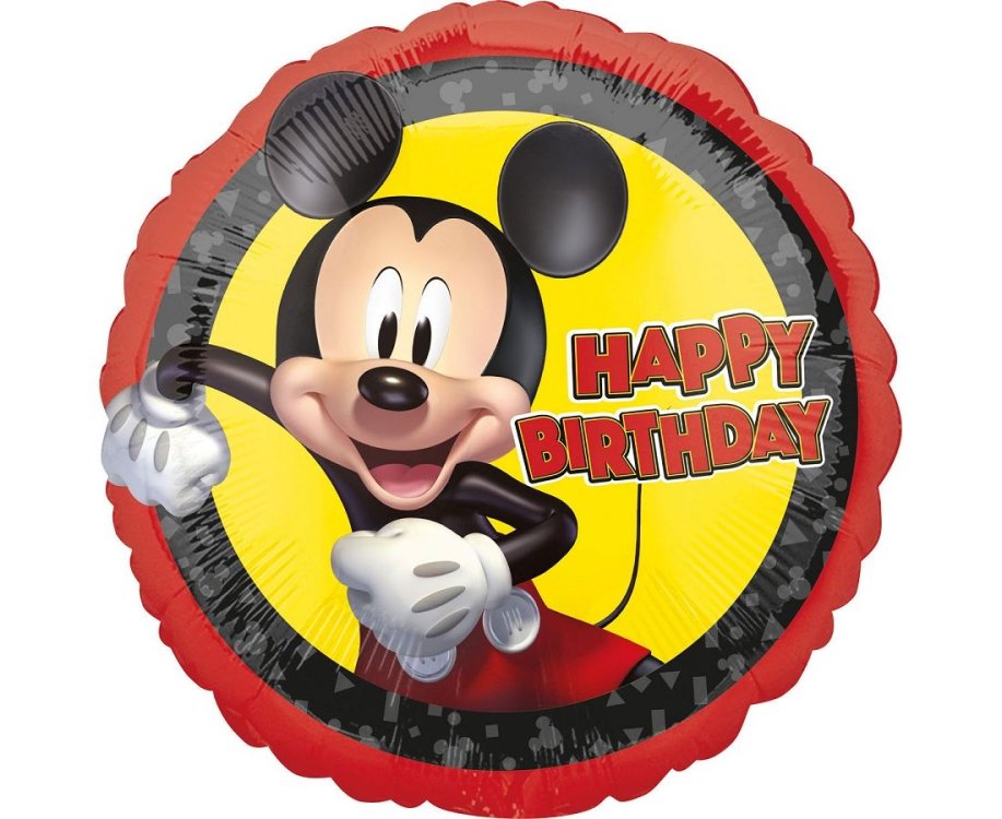 Μπαλόνι Φοιλ 17" Mickey Mouse Forever Happy Birthday / 43 εκ