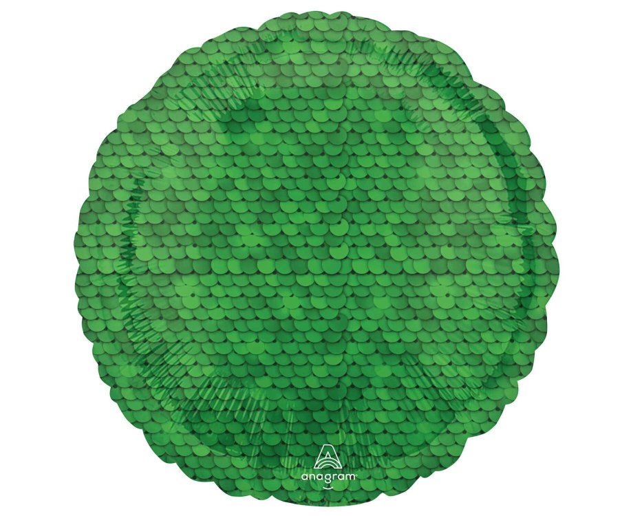 Μπαλόνι Φοιλ 18" Forest Green Sequins / 46 εκ Πράσινο