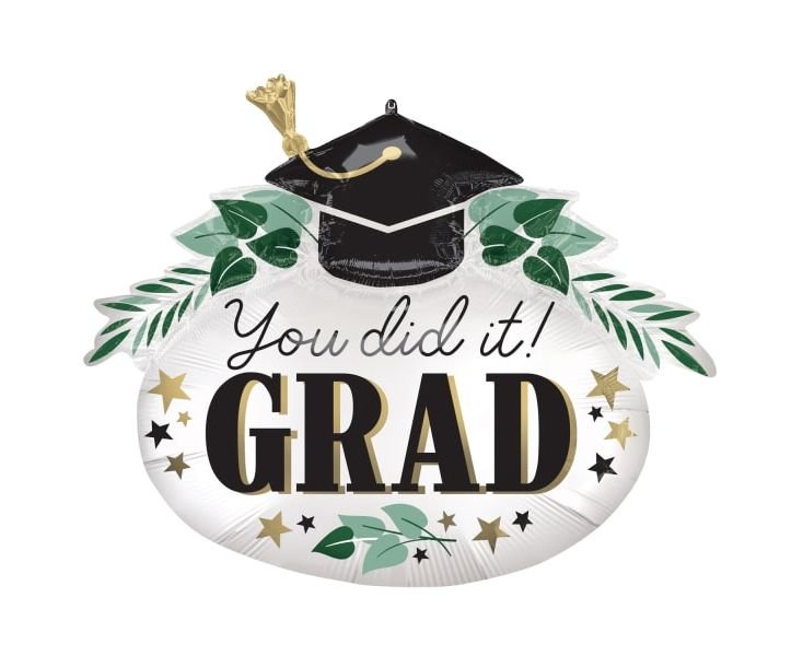 Μπαλόνι Φοιλ Satin You Did It Ivy Grad / 86 εκ x 73 εκ