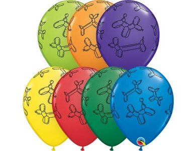 Μπαλόνια Λάτεξ 11" Balloon Dogs / 25 τεμ