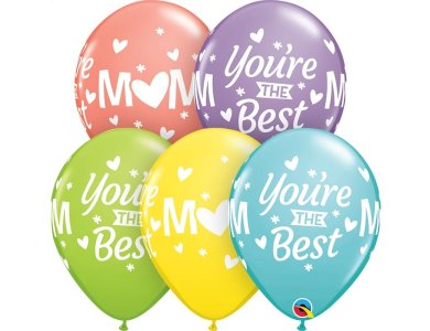 Μπαλόνια Λάτεξ 11" MUM You're The Best Sorbet Assortment / 25 τεμ