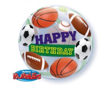 Bubble μονό Birthday Sport Balls