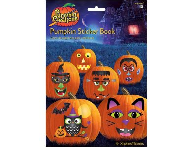 Αυτοκόλλητα Sticker Book Halloween Pumpkin / 65 τεμ - Κολοκύθες