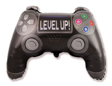 Μπαλόνι φοιλ Σχήμα Χειριστήριο Controller Level Up / 69 x 48 εκ