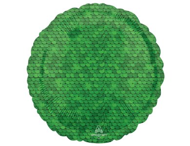 Μπαλόνι Φοιλ 18" Forest Green Sequins / 46 εκ Πράσινο